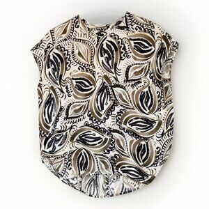 M.M. Lafleur Women’s XS The Didion Top Washable Silk Charmeuse Quiet Luxury